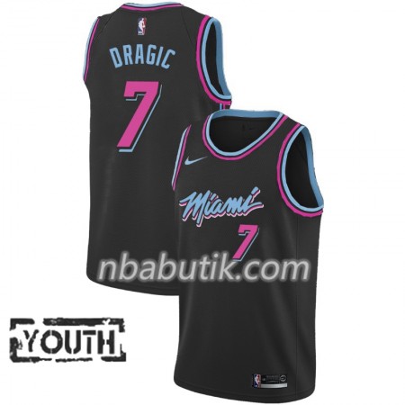 NBA Børn Trøje Miami Heat Goran Dragic 7 2018-19 Nike City Edition Sort Swingman NBA Børn Trøje Miami Heat Goran Dragic 7 2018-19 Nike City Edition Sort Swingman